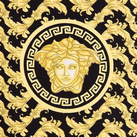 versace logo medusa gold|Versace Medusa logo wallpaper.